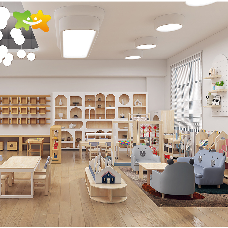 China Manufacturer Provide all Kindergarten Equipment Preschool Classroom Furniture