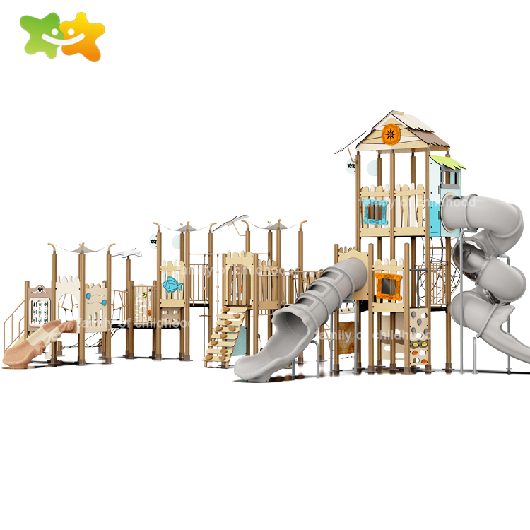 HPL Series Ocean Theme Kids Outdoor Playground Outdoor Park Garden Playground Equipment
