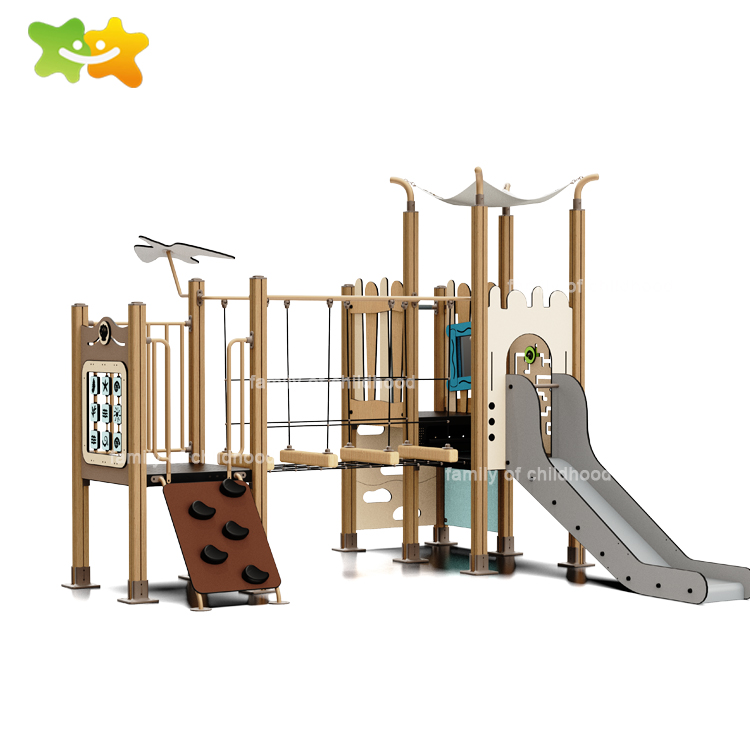 HPL Series Ocean Theme Kids Outdoor Playground Equipment School Slide for Sports Park Shopping Mall Play Area