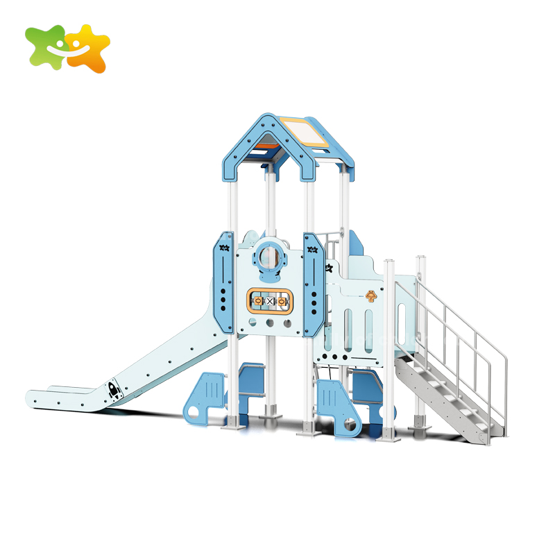 HPL Series Space Theme Children Play Game Slides Kids Playground Outdoor Slide Equipment
